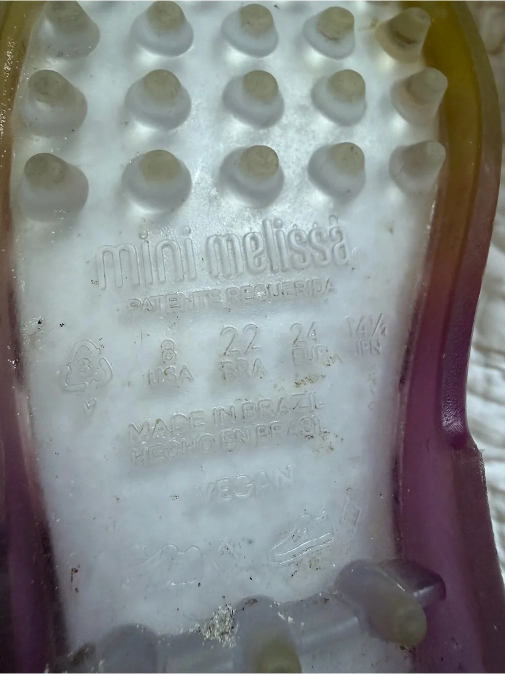 Mini Melissa Gradient Jelly Sandals